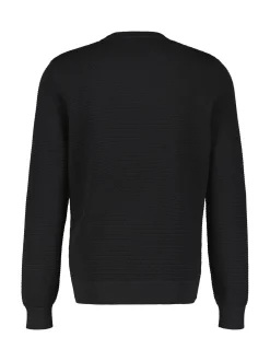 LERROS Herren Strickpullover in schwarz