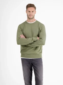 LERROS Herren Strickpullover in grün