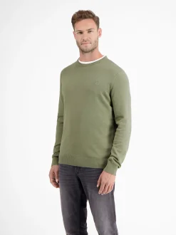 LERROS Herren Strickpullover in grün