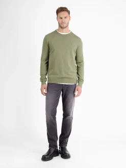 LERROS Herren Strickpullover in grün