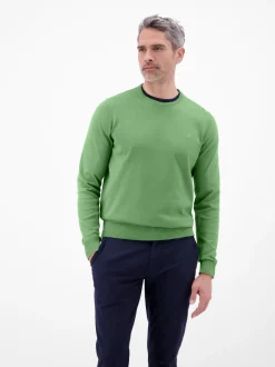 LERROS Herren Strickpullover in grün