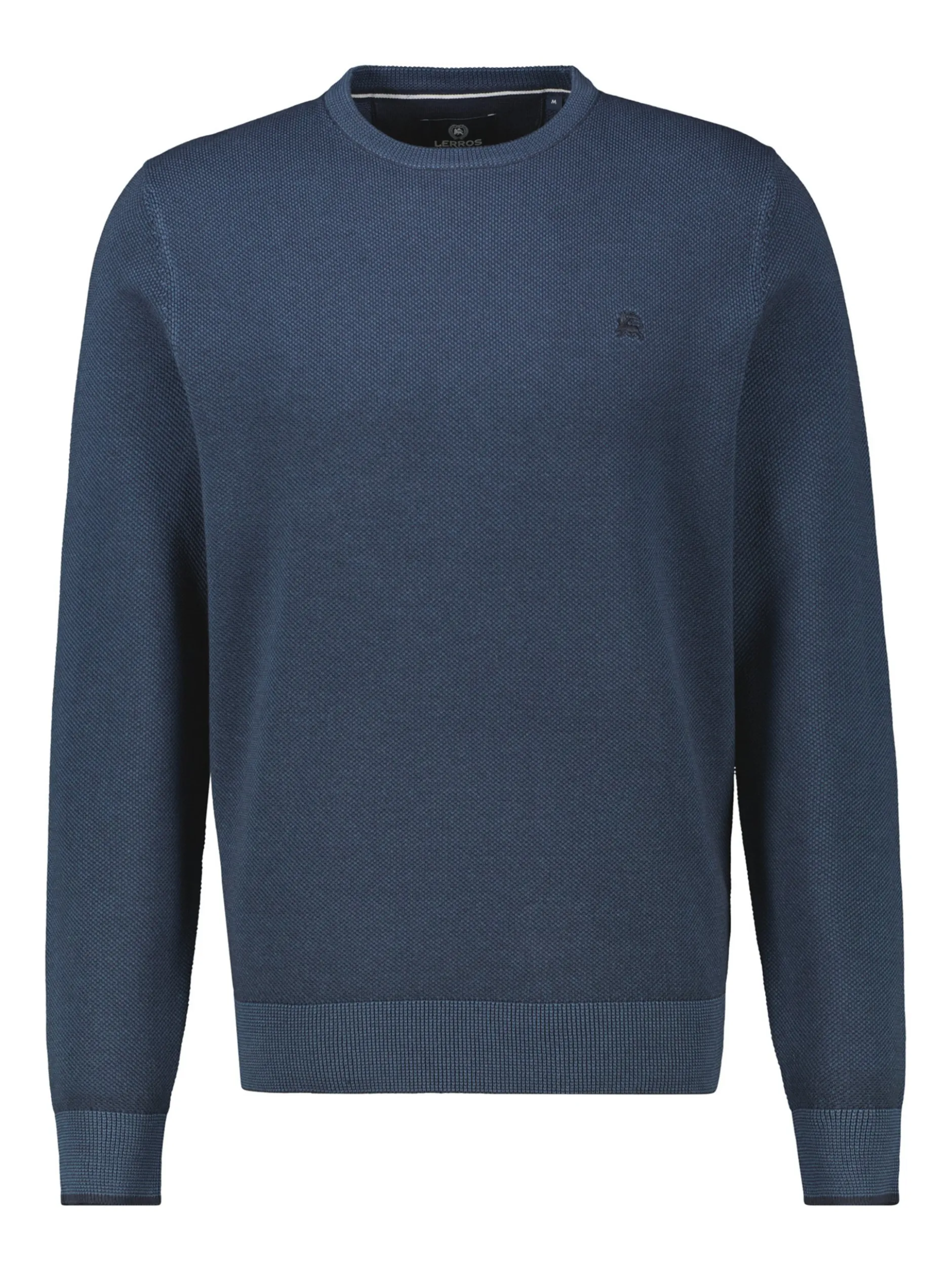 LERROS Herren Strickpullover in blau