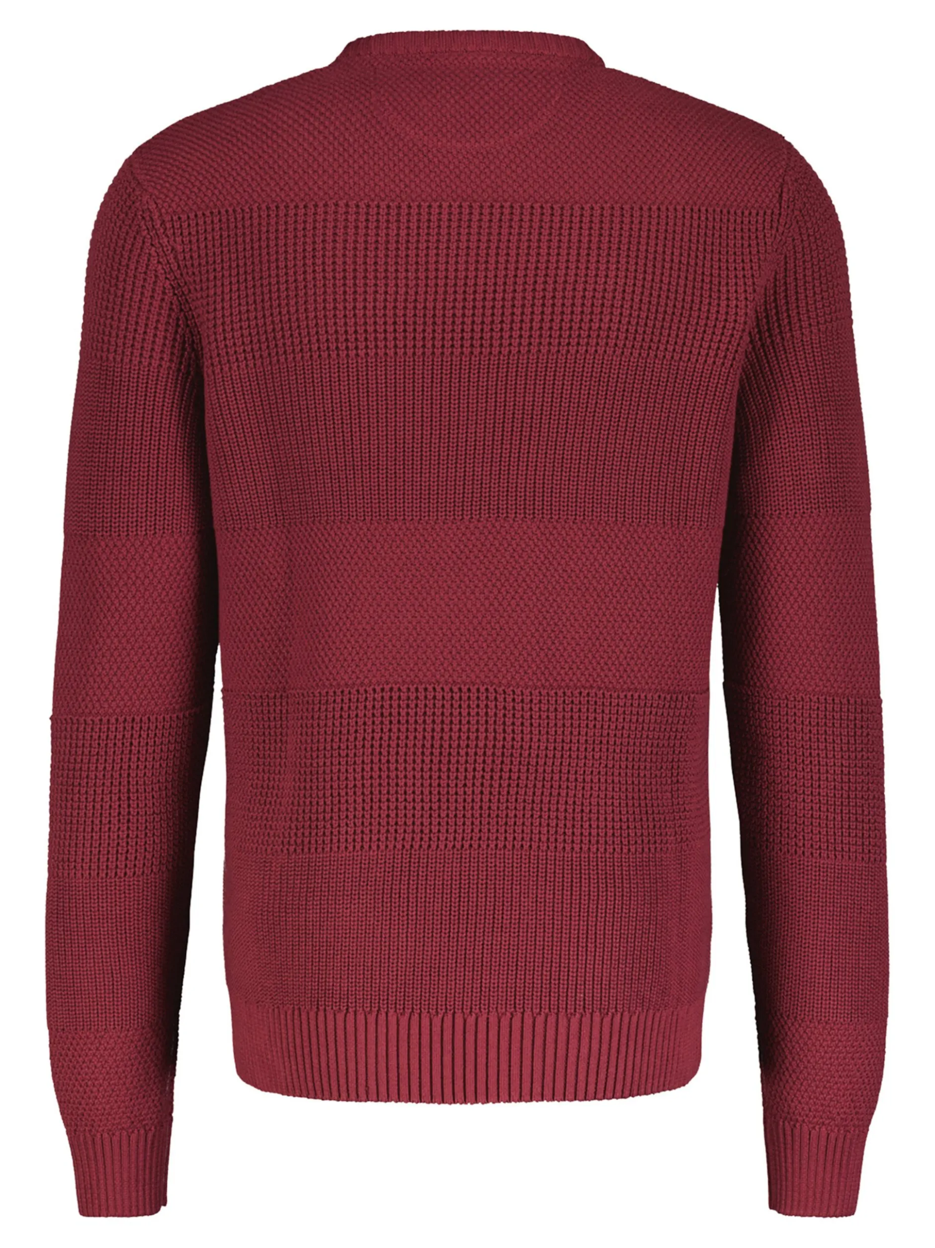 LERROS Herren Strickpullover in rot