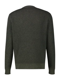 LERROS Herren Strickpullover in oliv