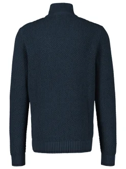 LERROS Herren Strickpullover in blau