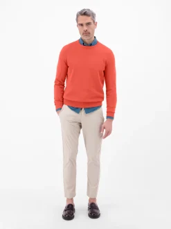 LERROS Herren Strickpullover in rot