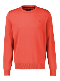 LERROS Herren Strickpullover in rot