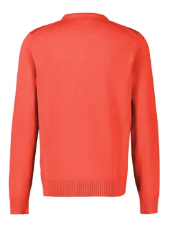 LERROS Herren Strickpullover in rot