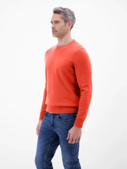 LERROS Herren Strickpullover in rot