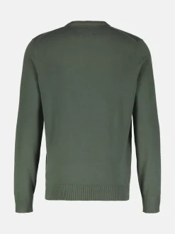 LERROS Herren Strickpullover in oliv