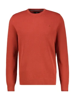 LERROS Herren Strickpullover in rot