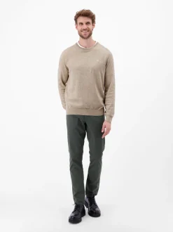 LERROS Herren Strickpullover in beige