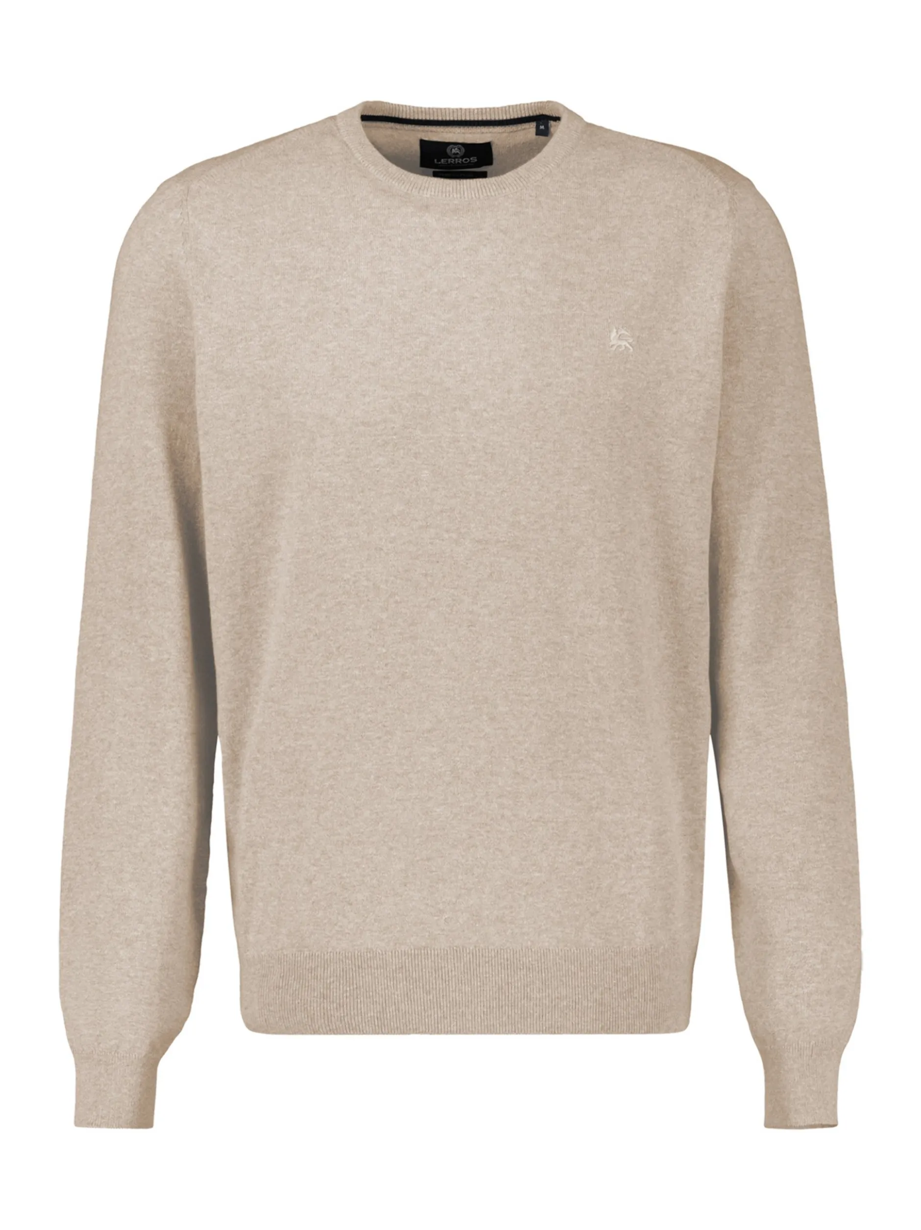LERROS Herren Strickpullover in beige