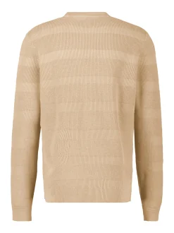LERROS Herren Strickpullover in beige
