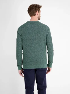 LERROS Herren Strickpullover in blau