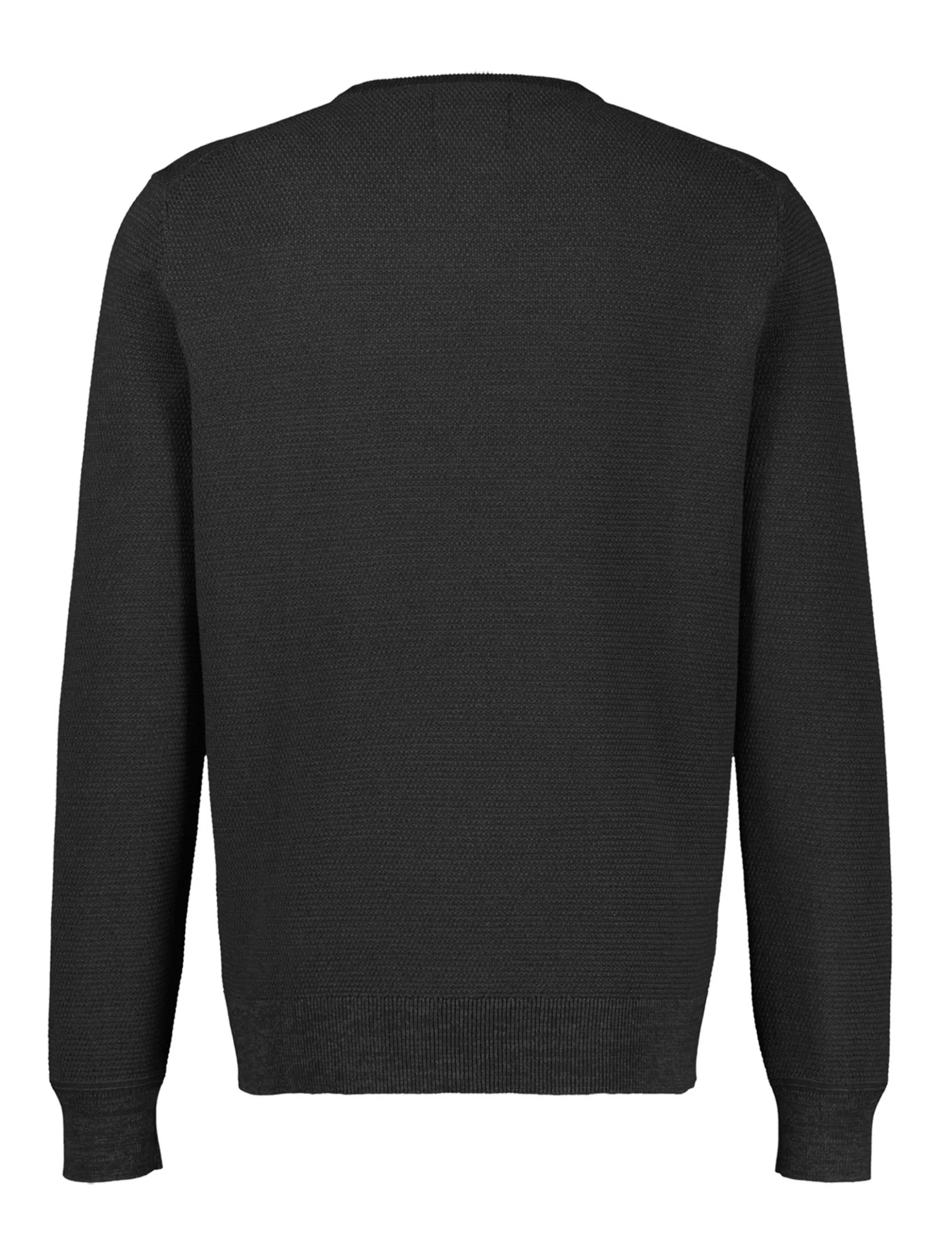 LERROS Herren Strickpullover in schwarz