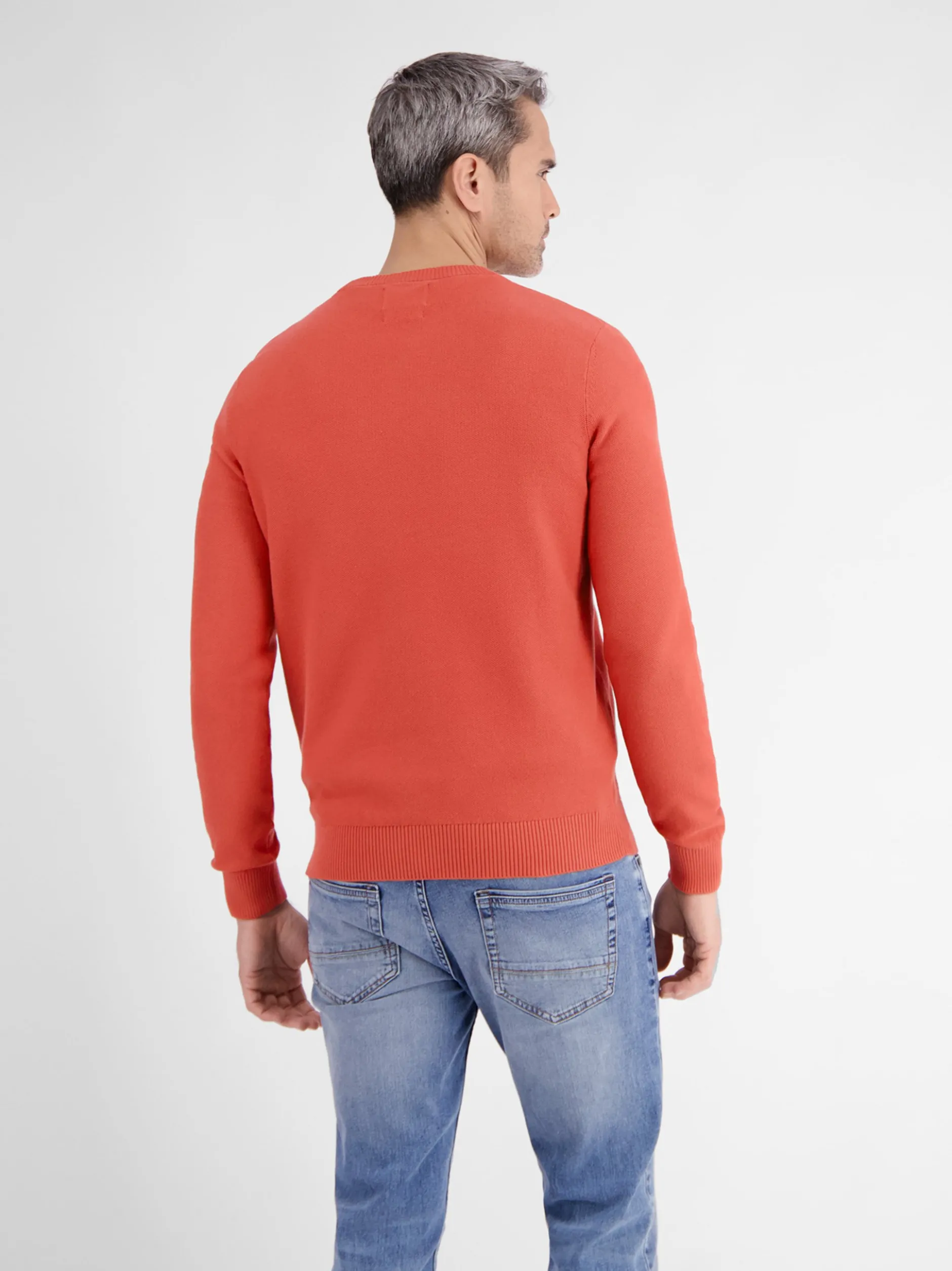 LERROS Herren Strickpullover in rot