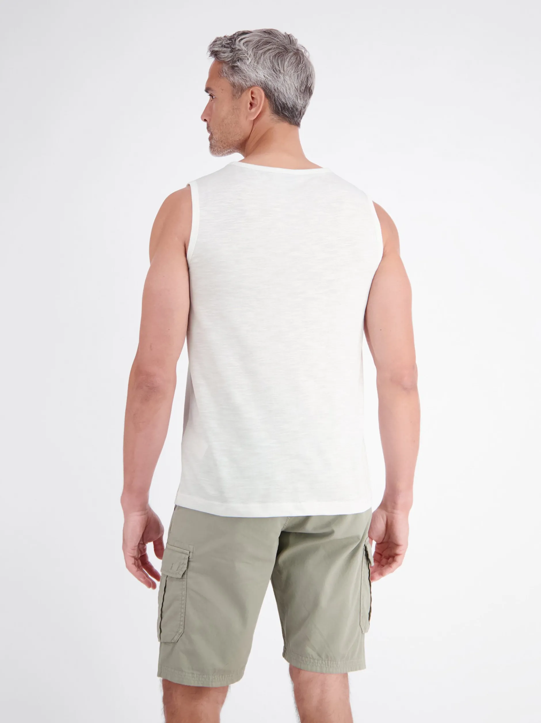 LERROS Herren Tanktop in weiß