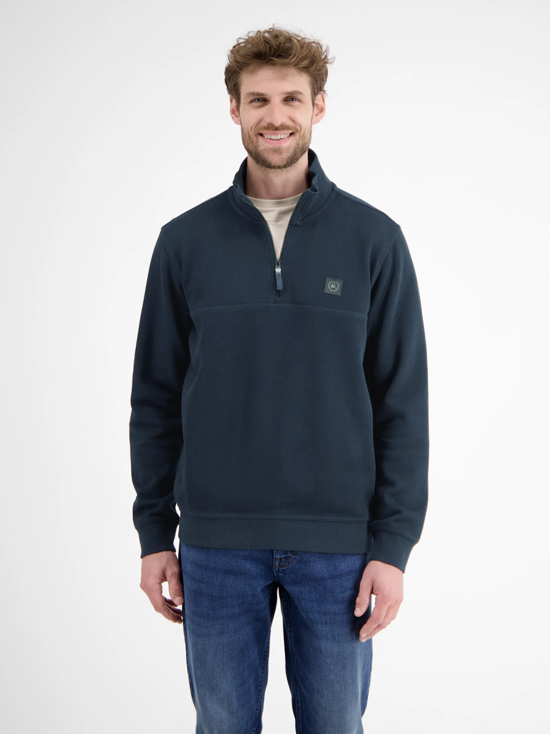 LERROS Herren Troyer in blau