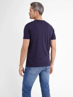 LERROS Herren T-Shirt Doppelpack in blau