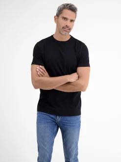 LERROS Herren T-Shirt Doppelpack in blau