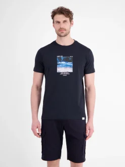 LERROS Herren T-Shirt in blau