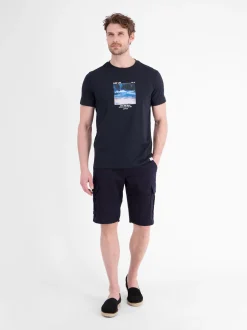 LERROS Herren T-Shirt in blau