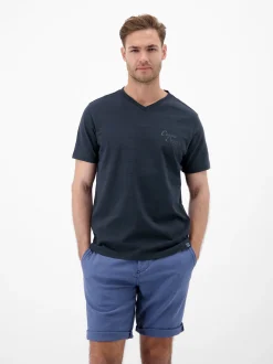 LERROS Herren T-Shirt in blau