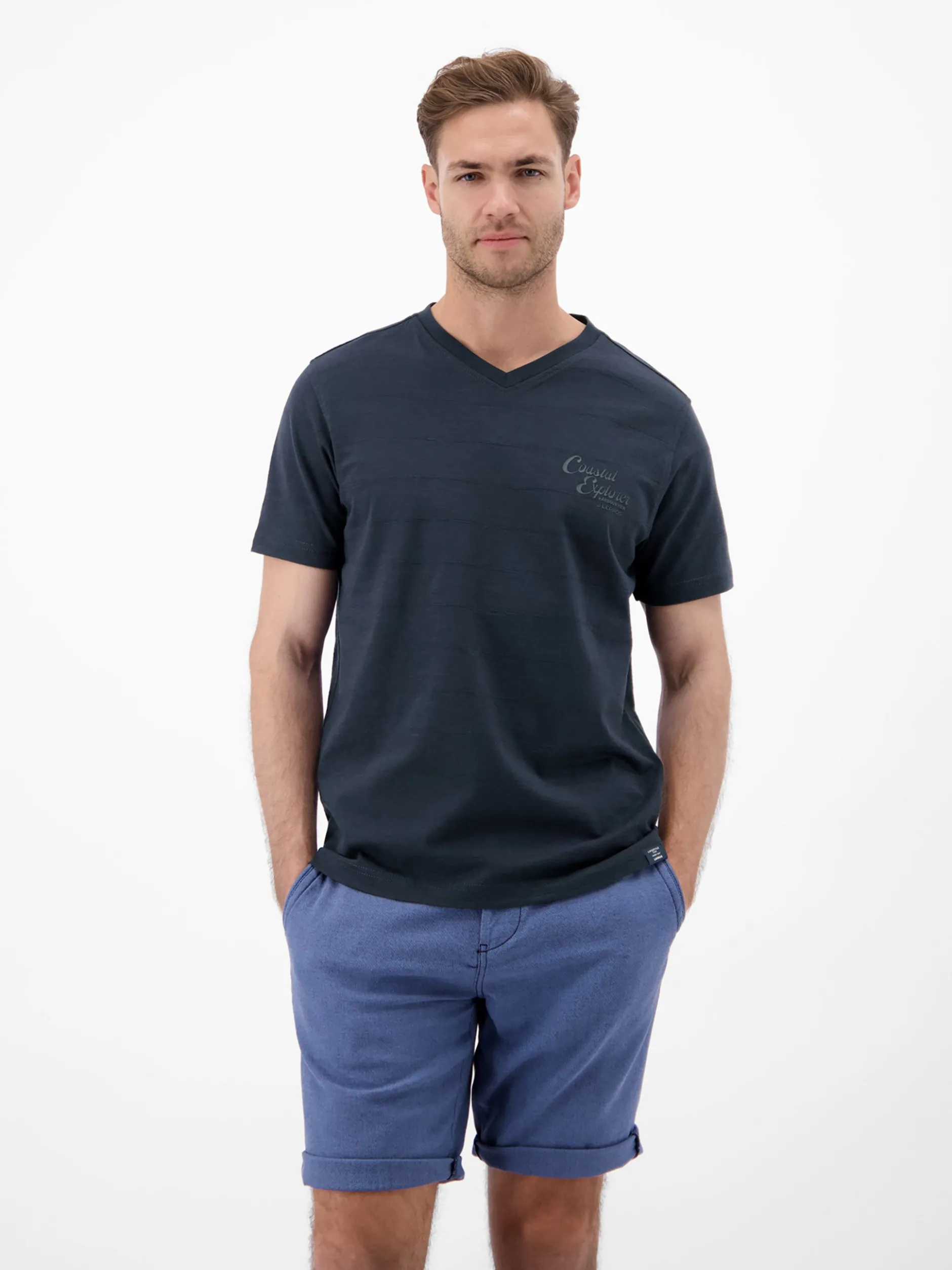 LERROS Herren T-Shirt in blau
