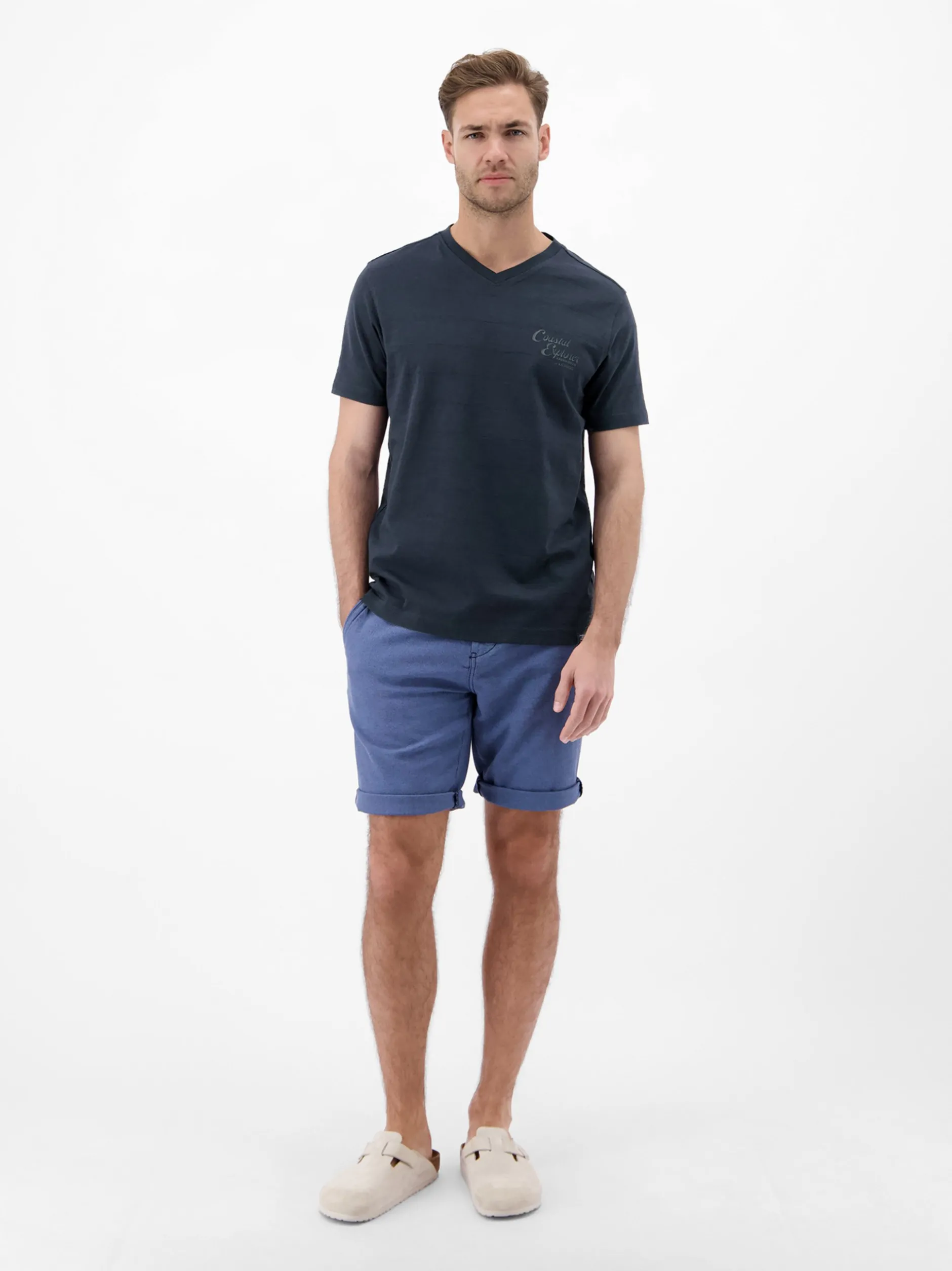 LERROS Herren T-Shirt in blau