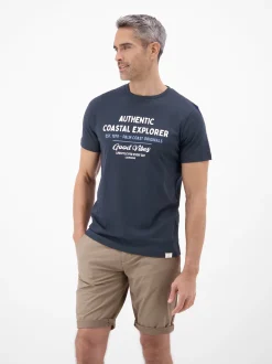 LERROS Herren T-Shirt in blau