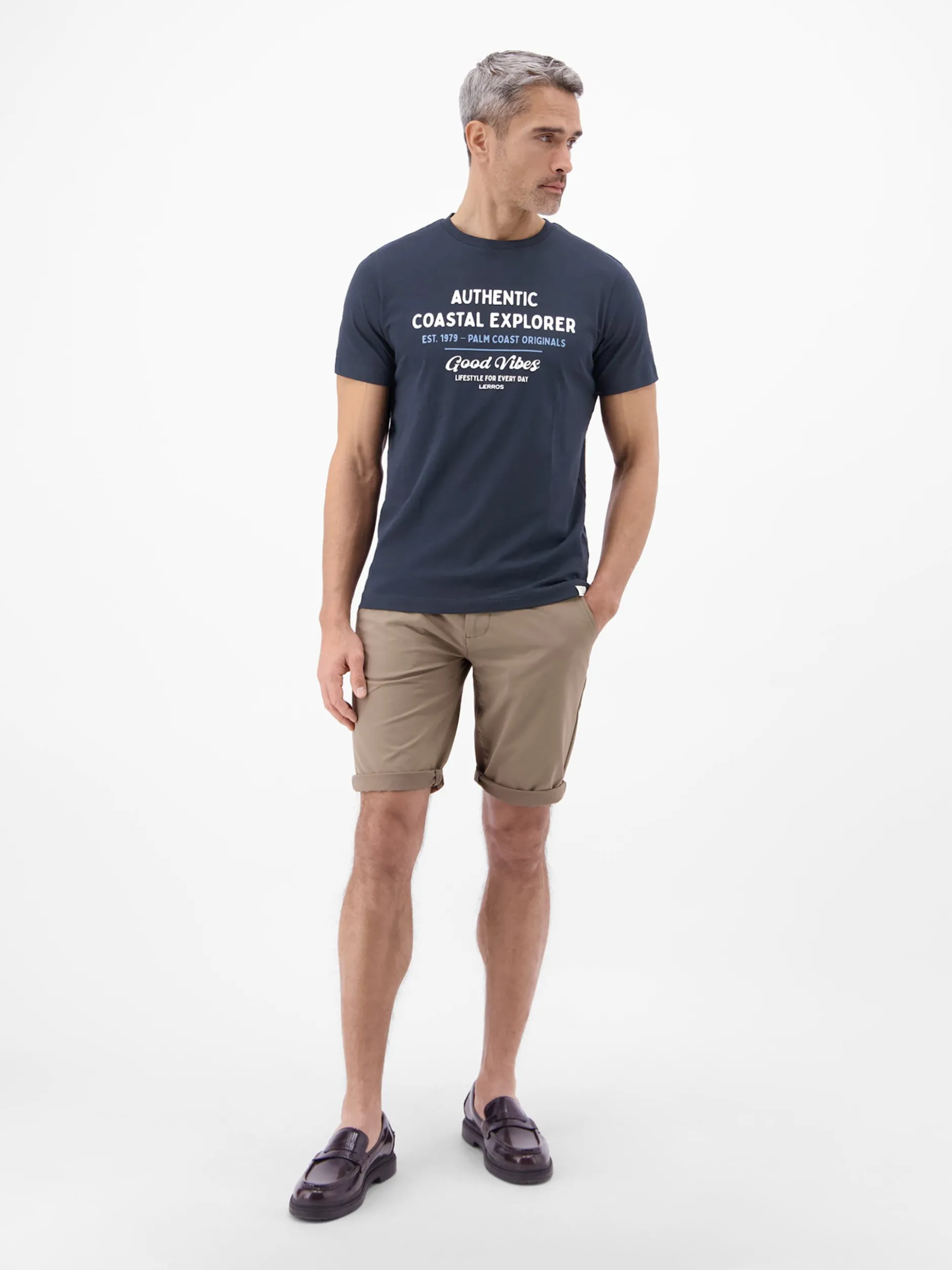LERROS Herren T-Shirt in blau