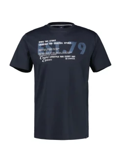 LERROS Herren T-Shirt in blau