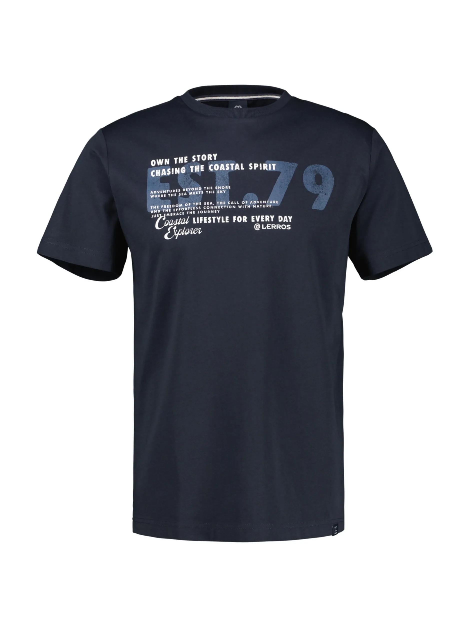 LERROS Herren T-Shirt in blau