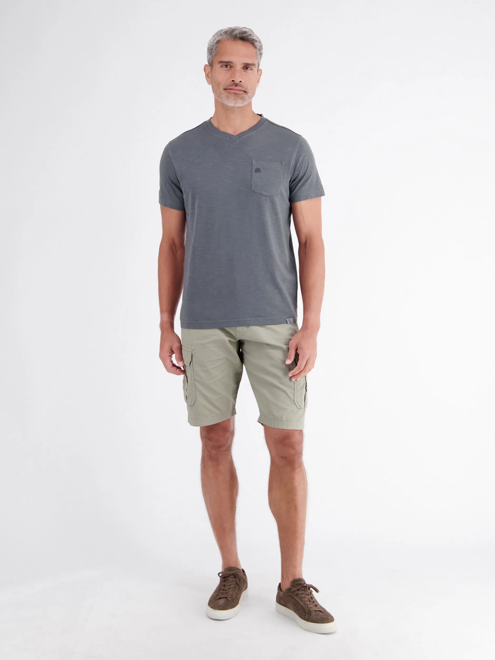 LERROS Herren T-Shirt in grau