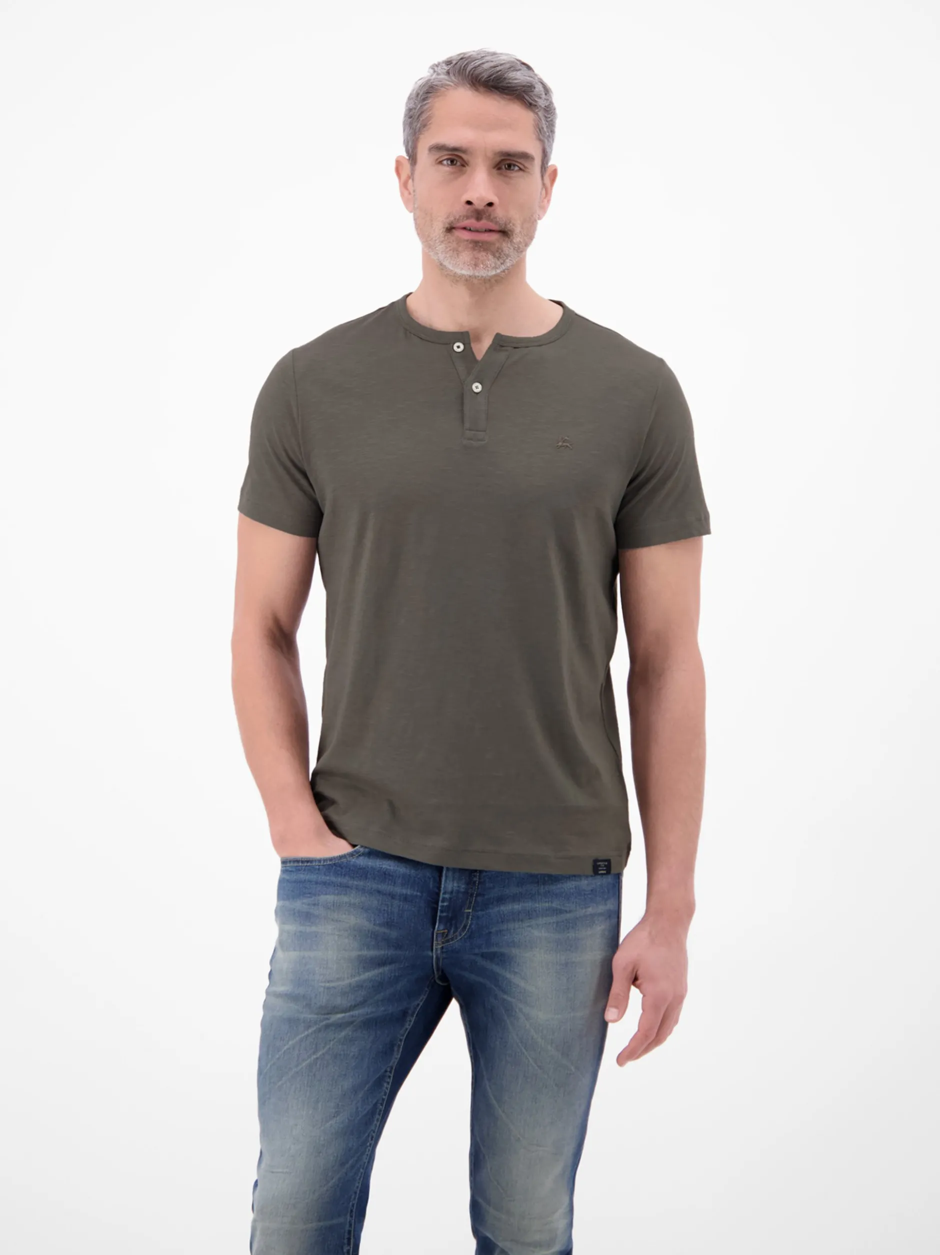 LERROS Herren T-Shirt in grau