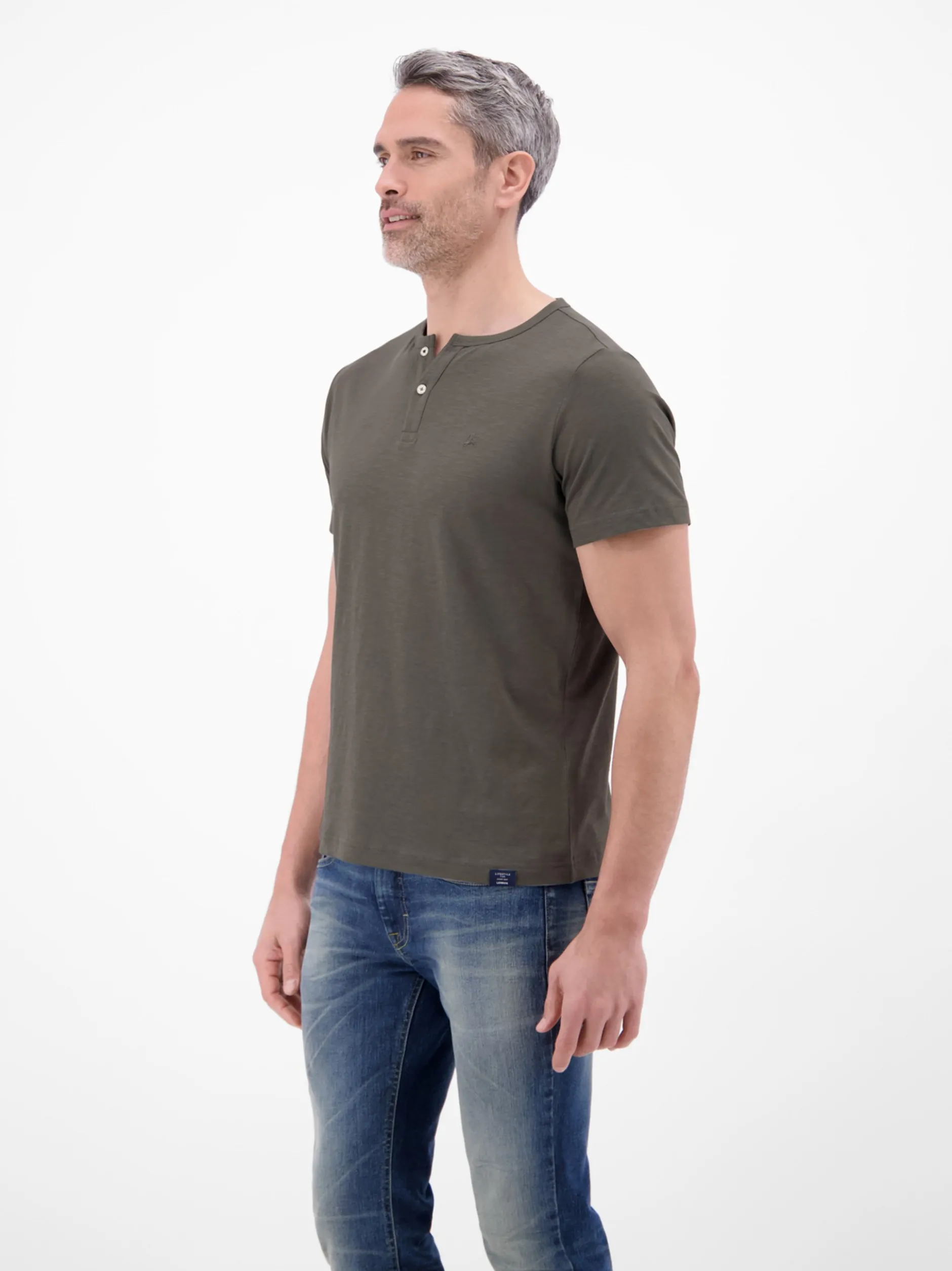 LERROS Herren T-Shirt in grau
