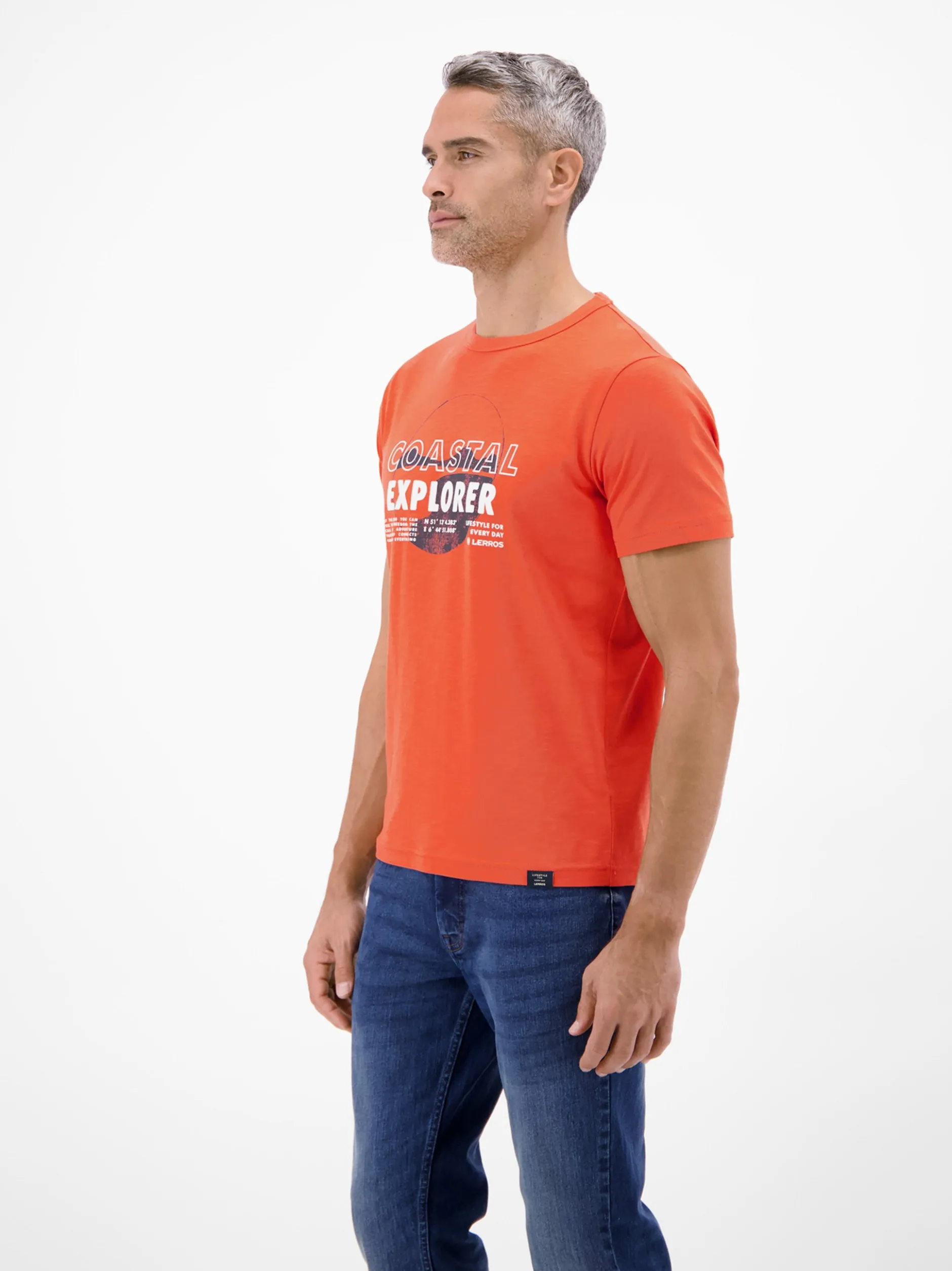 LERROS Herren T-Shirt in rot