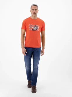 LERROS Herren T-Shirt in rot