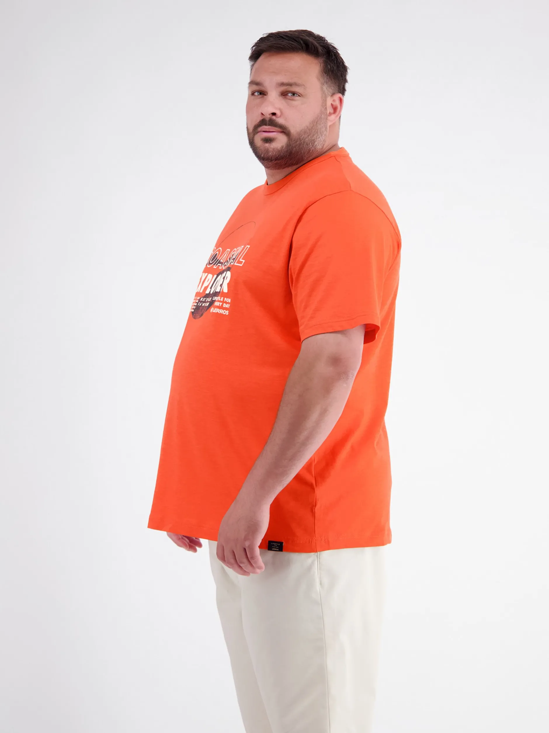 LERROS Herren T-Shirt in rot