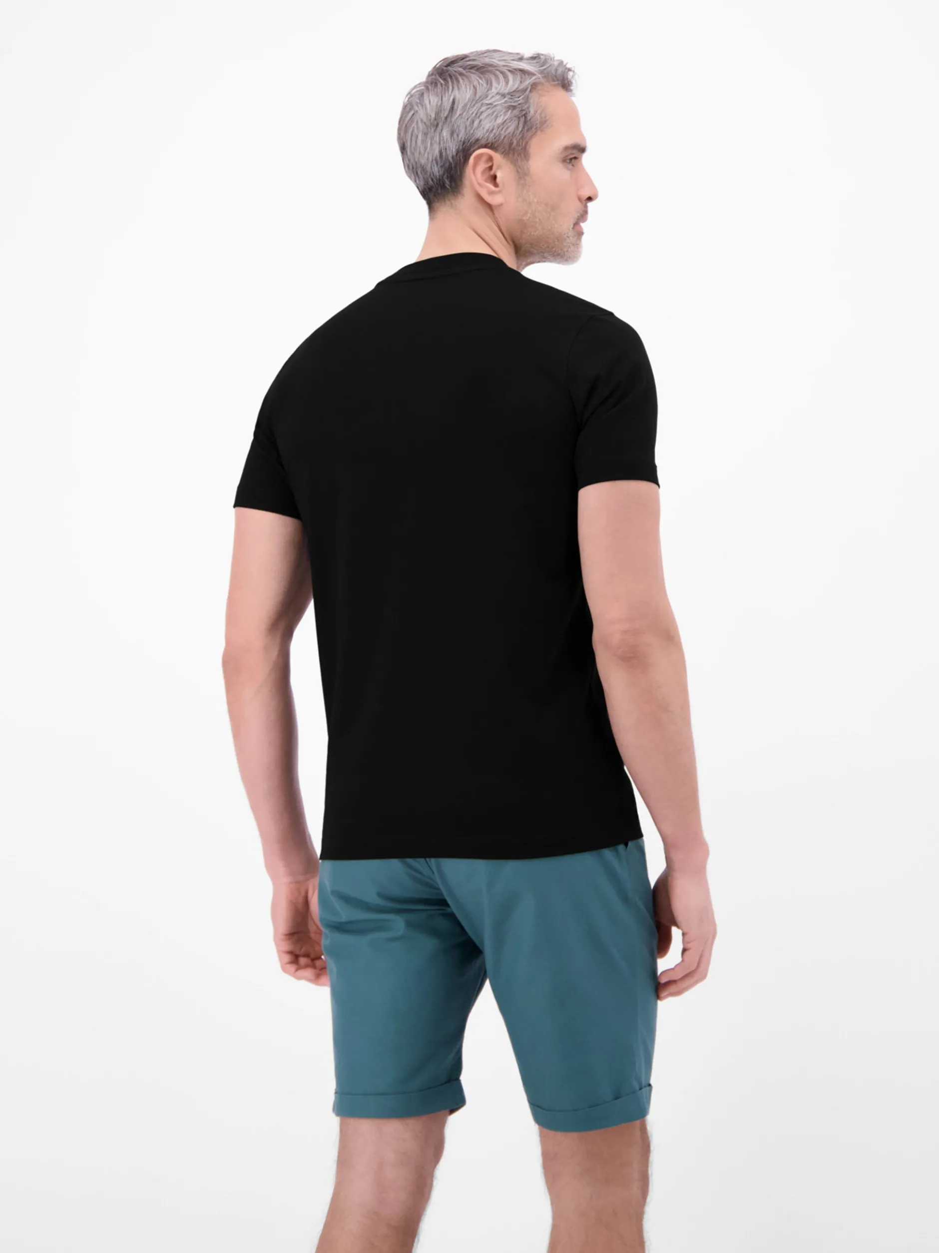 LERROS Herren T-Shirt in schwarz
