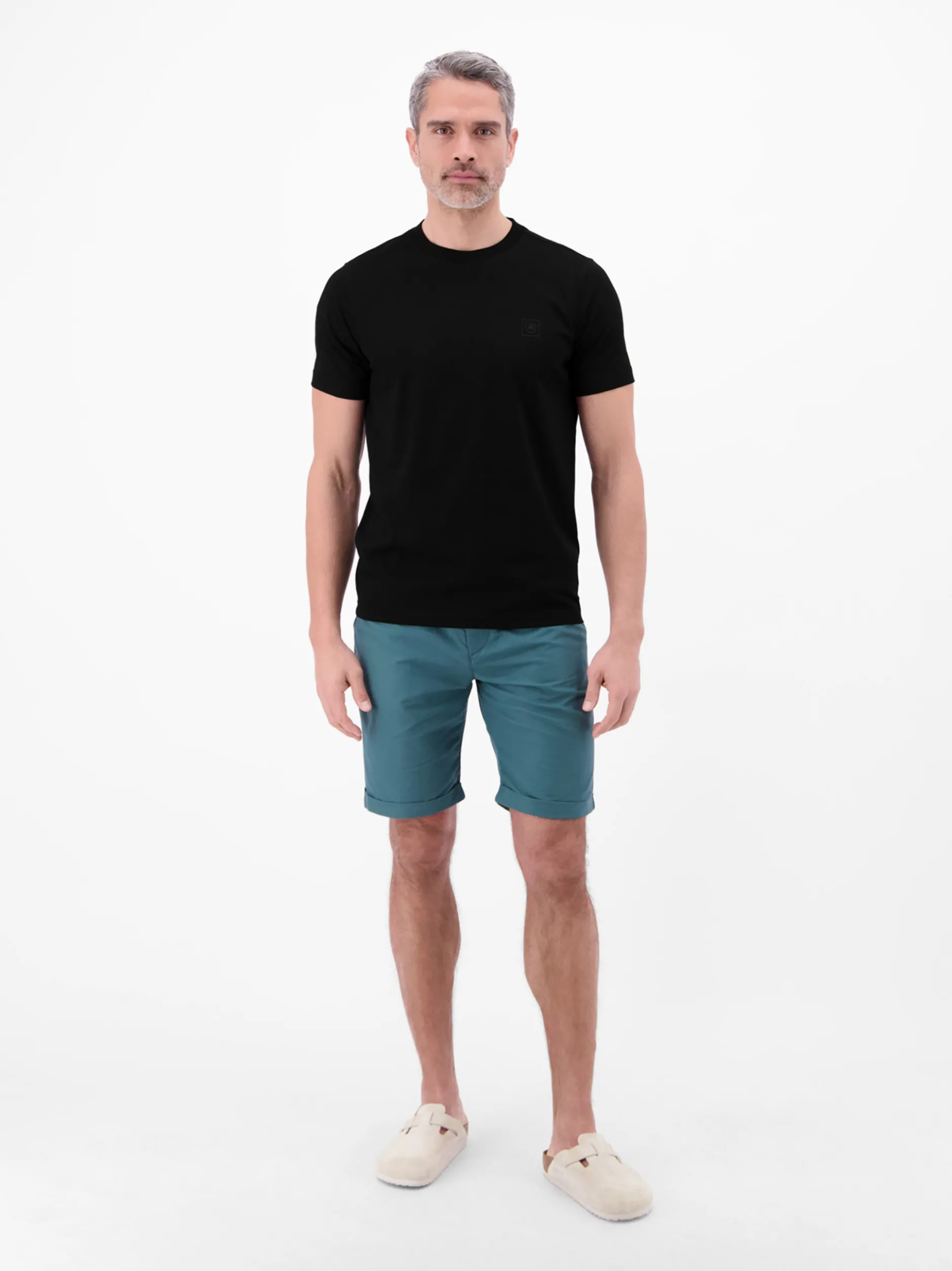 LERROS Herren T-Shirt in schwarz