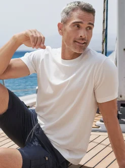 LERROS Herren T-Shirt in weiß