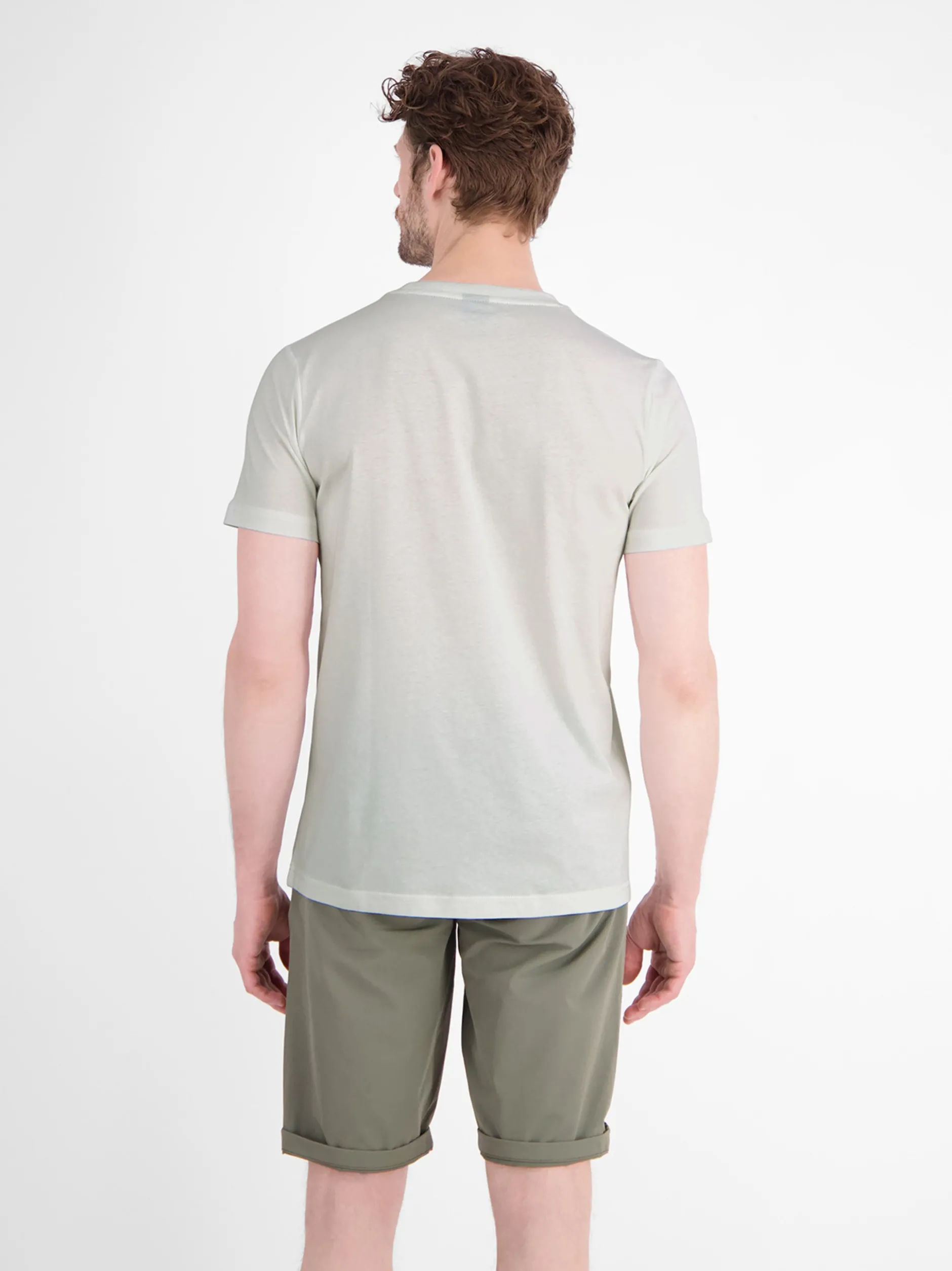 LERROS Herren T-Shirt in weiß