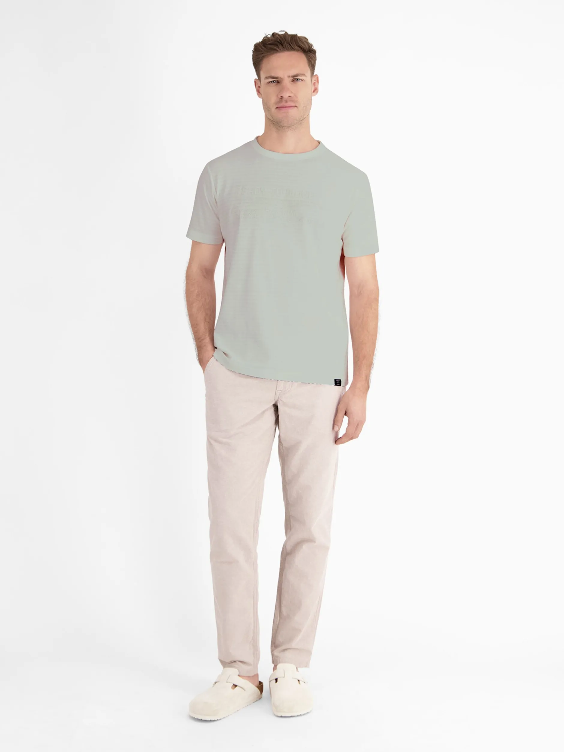 LERROS Herren T-Shirt in weiß