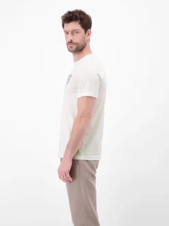 LERROS Herren T-Shirt in weiß