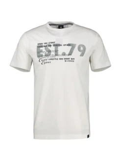 LERROS Herren T-Shirt in weiß