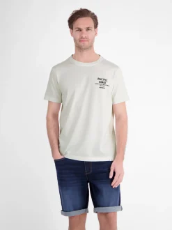 LERROS Herren T-Shirt in weiß
