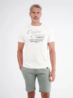 LERROS Herren T-Shirt in weiß