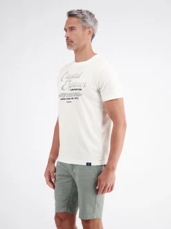 LERROS Herren T-Shirt in weiß
